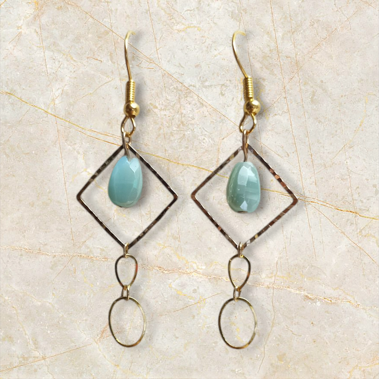 Art Deco Geometric Earrings