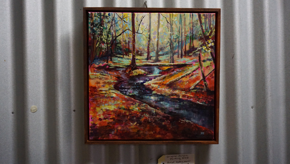 NZ Forrest by local artist Kathy Kerr