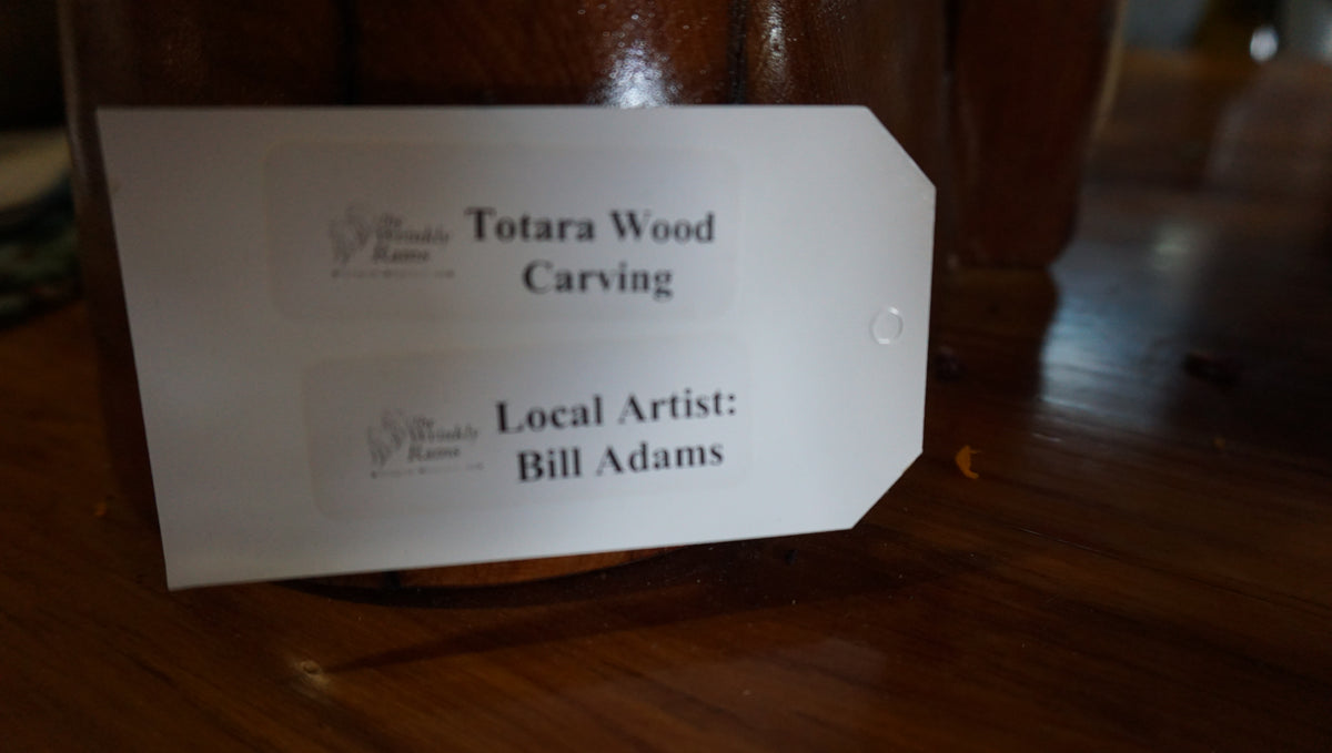 Totara Wood Carving by Bill Adams of Omarama