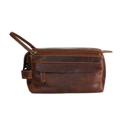 Leather Travel Washbag Darwin