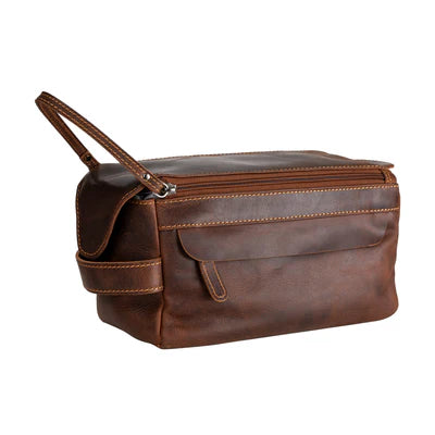 Leather Travel Washbag Darwin