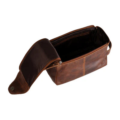 Leather Travel Washbag Darwin