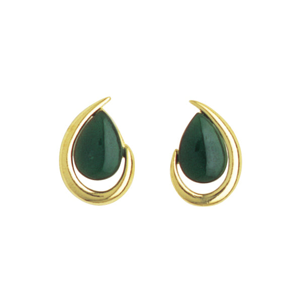 Tear drop Jade Earrings