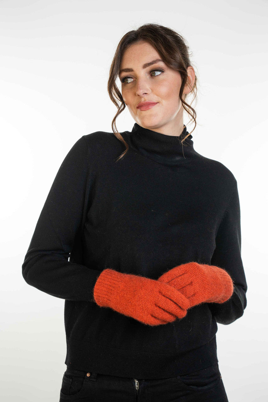 Plain Merino Possum Gloves