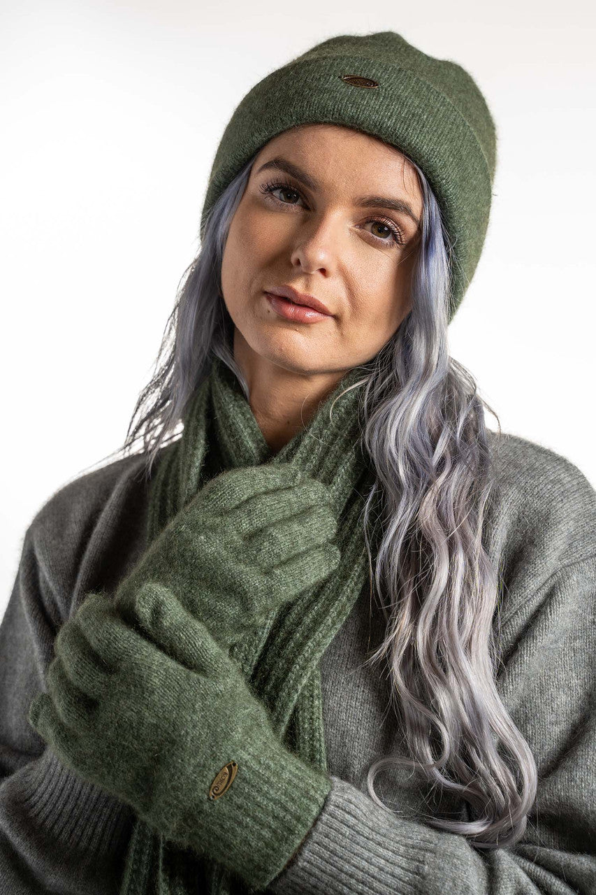 Plain Merino Possum Gloves