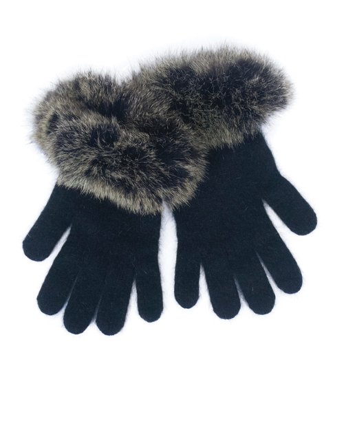 Fur Trim Gloves