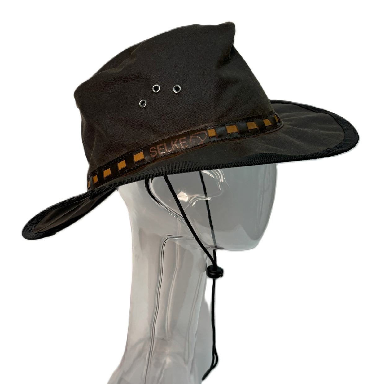 Oilskin Hat With Flyband