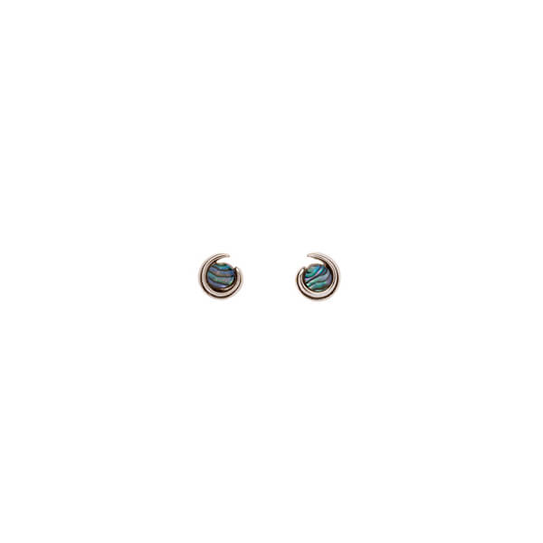 Koru Stud Earring Paua