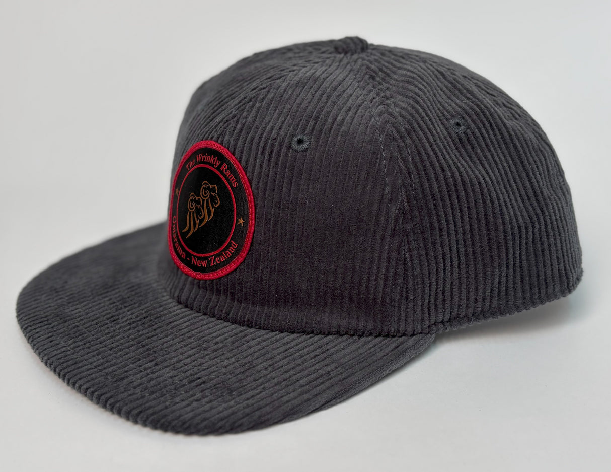 The Winkly Rams Cord Hat With Adjustable Strap