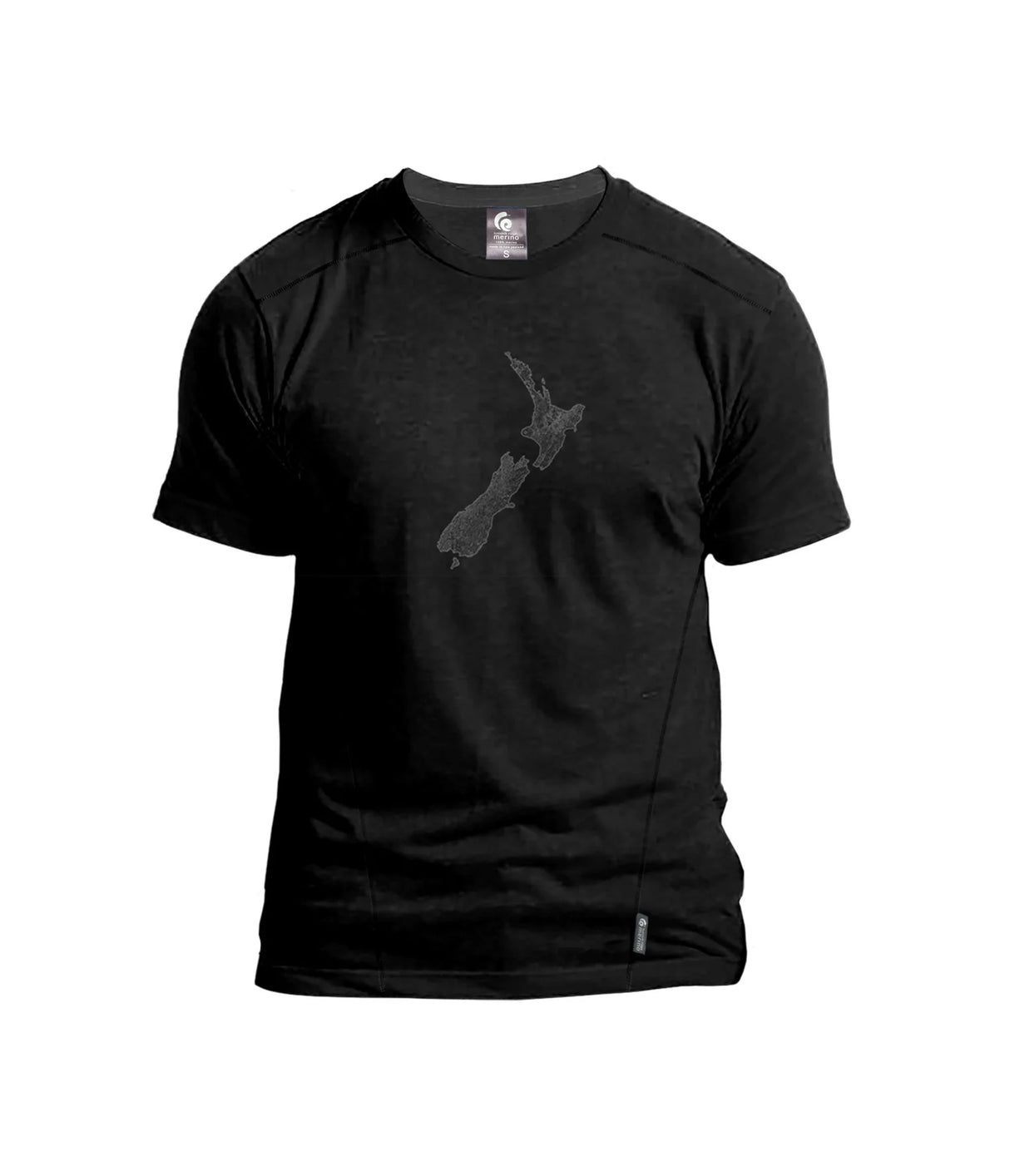 Men's Merino NZ Map Tee
