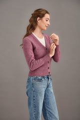 Possum Merino Rib Cardi