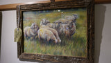 Sheep in Pasture - by local artist Kathy Kerr