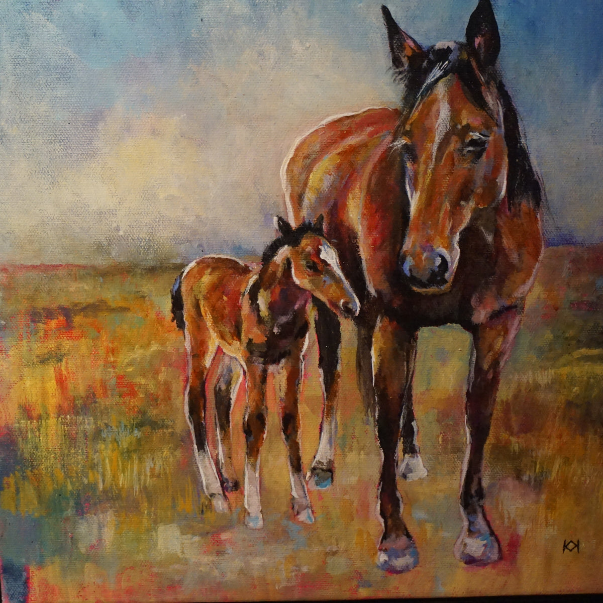 Solo mum - by local artist Kathy Kerr – The Wrinkly Rams