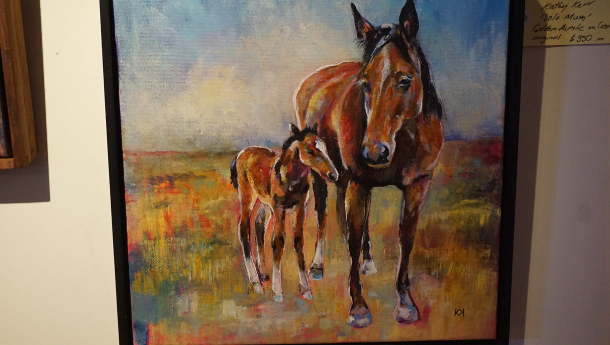 Solo mum - by local artist Kathy Kerr