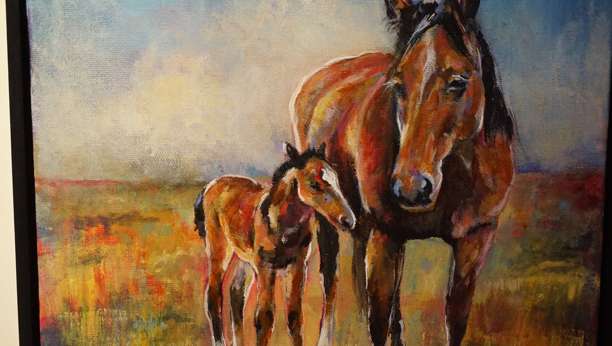 Solo mum - by local artist Kathy Kerr
