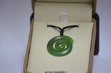 Genuine hand carved Koru Pounamu necklace