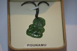 Genuine hand carved Hei Tiki Pounamu necklace
