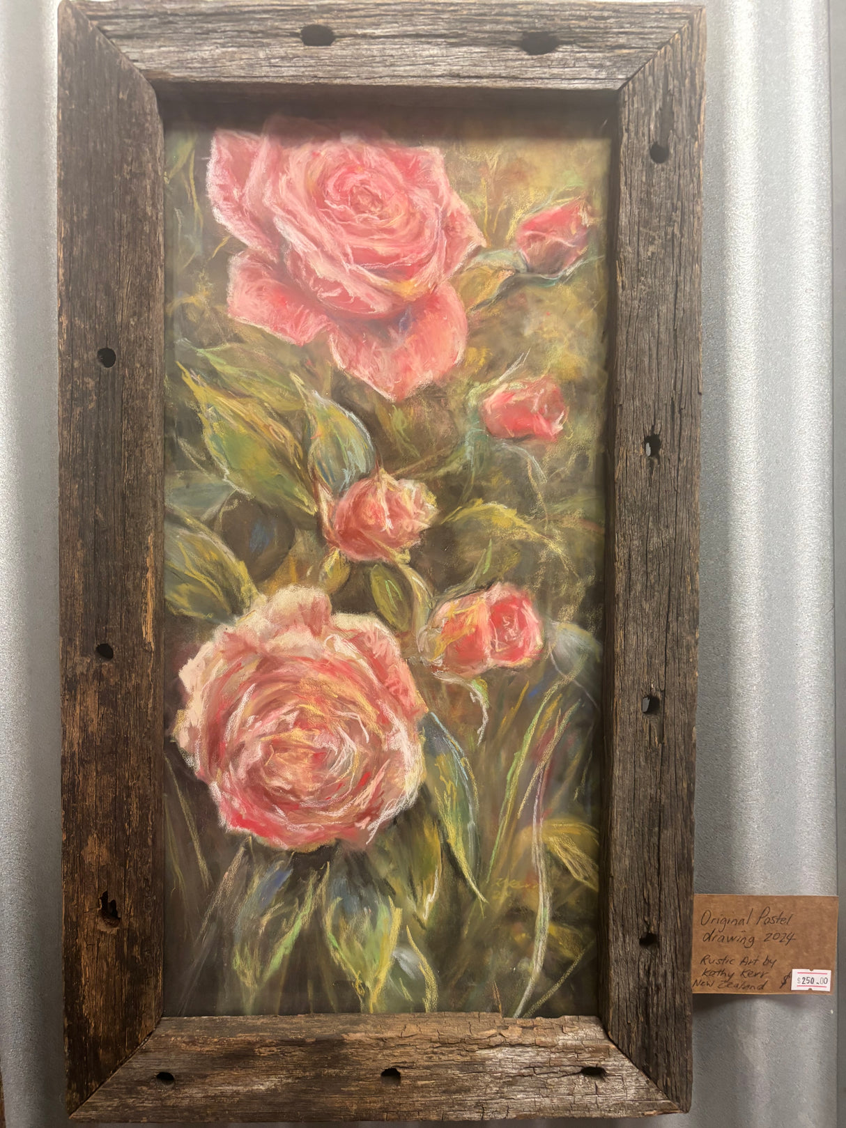 Roses In Rustic Pastel