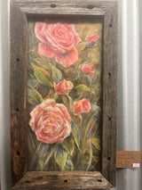 Roses In Rustic Pastel